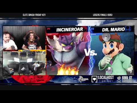 Elite Smash Friday #21 - PHP|King (Incineroar, Wolf, Luigi) Vs AcaRa|Mellow (Pichu, Doc, Mario) - LF