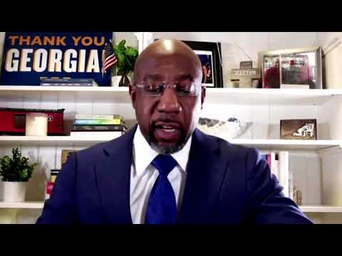 Georgia election: Democrat Warnock thankful for senate win