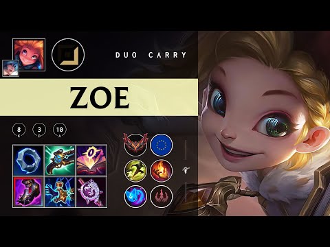 Zoe Carry vs Miss Fortune - EUW Grandmaster Patch 25.24