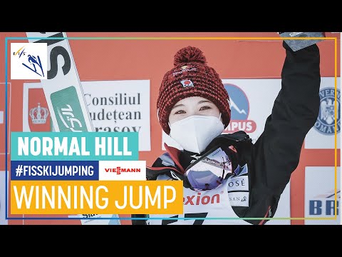Sara Takanashi | 1st place | Rasnov | Women's Normal Hill #2 | #rasnov2021 | FIS Ski Jumping
