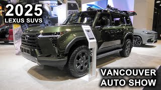 2025 Lexus SUVs LX700h, GX550, TX500h, RX450h, UX300h, NX450h @ 2025 Vancouver Auto Show!