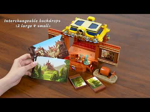 Vidéo Lumibricks Middle Ages 12009 : Carrosse de troupe médiévale