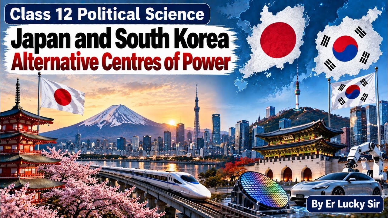 Alternatives centres of Power : Japan and South Korea  - Class 12 Political Science