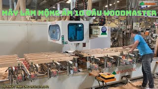 MÁY LÀM MỘNG ÂM CNC 10 ĐẦU WOODMASTER CHẠY RÃNH CỰC HIỆU QUẢ | WM-5X2CNC