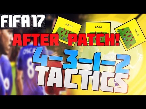 FIFA 17 4-3-1-2 THE BEST CUSTOM TACTIC & PLAYER INSTRUCTIONS AFTER PATCH - GAMEPLAY EXAMPLES