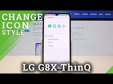 LG G8X ThinQ – Shortcuts Customization & Icons Shape Changing