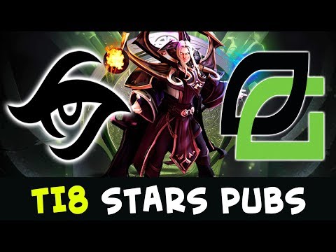 TI8 stars pubs — MidOne Invoker, Yapzor, Pajkatt, CCnC