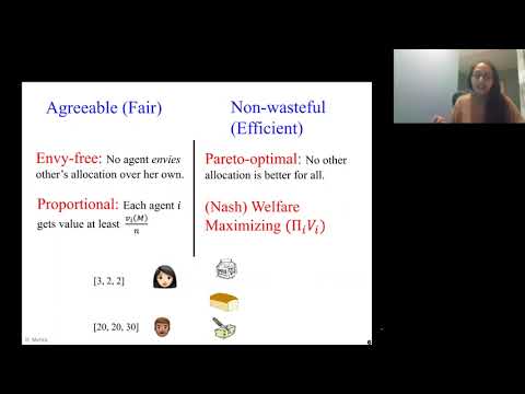 Ruta Mehta: Allocating Goods, Bads, and Mixed: Fairness and Efficiency through Competitiveness