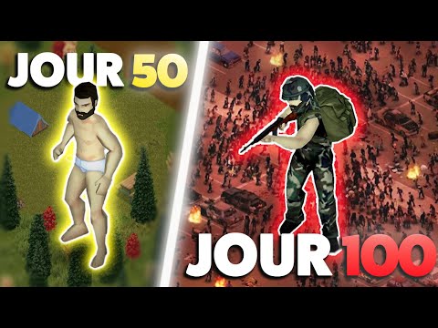 J'ai Survécu 100 JOURS Sur PROJECT ZOMBOID [PARTIE 2]