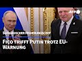 Slowakischer Regierungschef Fico Trifft Putin Trotz EU Warnung AFP