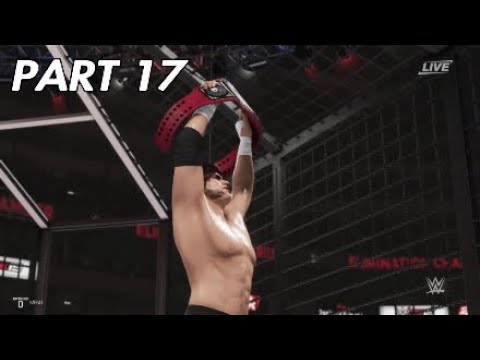 WWE 2K19 MyCareer Mode Walkthrough Gameplay Part 17 – Elimination Chamber Match
