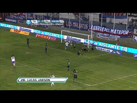 44' PT - Gol de Lucas Janson - Tigre 1 vs San Martin SJ 3