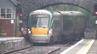 preview picture of video 'IE 22000 Class ICR Train number 22349 - Tullamore Station, Offaly'