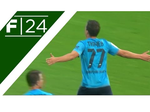 Tkachev thumps home first goal