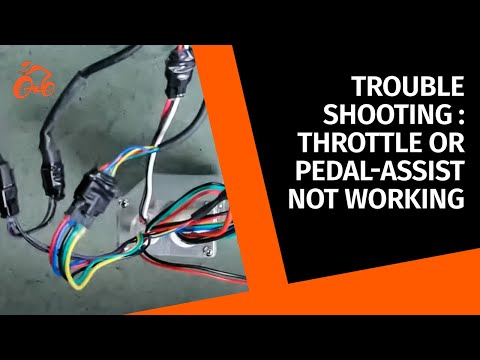 Trouble shooting :Throttle or Pedal-Assist Not  Working