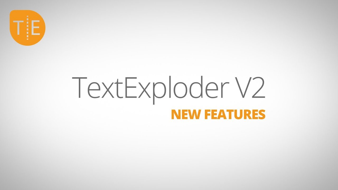 TextExploder V2 v2.0.006[Aescripts][WIN][MAC]