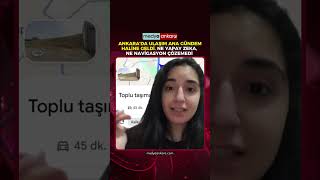Ankara'da ulaşım sorunu ve trafik yoğunluğu sosyal medya içeriklerinin de ana ko