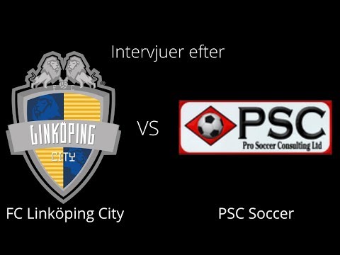 Intervjuer efter träningsmatchen: FC Linköping City - PSC Soccer (2019-11-19)