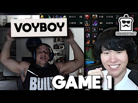Tyler1 Reacts to Disguised Toast's Team Showmatch 1 [DSG vs Voyboy Scarra Dyrus Shiphtur Imaqtpie]