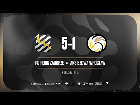 Skrót | PIORUN ZAODRZE - AKS BZOWA WROCŁAW 5:1 | PRO LIGA, Sezon Jesień 2025 - 22.09.2025
