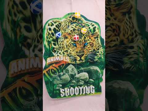 Дартс леопард детский настенный дартс для детей на липучках 6 мячей безопасная игра 48x38 - фото 1 - id-p3003922045