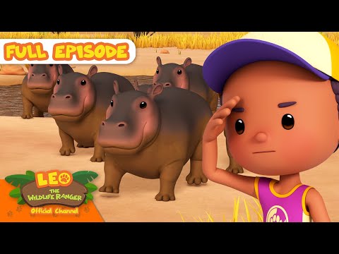 HIPPOS MARCHING! 🦛 | Full Episode | Leo the Wildlife Ranger | Kids Cartoons