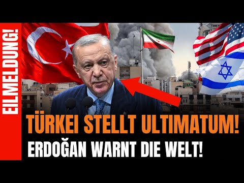 🚨TÜRKEI WARNT DIE WELT! Erdoğan kündigt entschlossene Schritte gegen Israel & USA an!