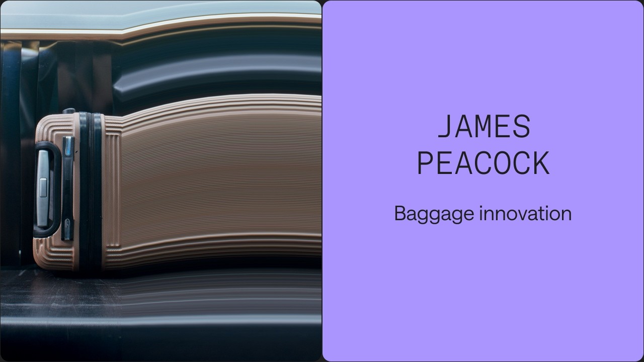 Baggage innovation: James Peacock