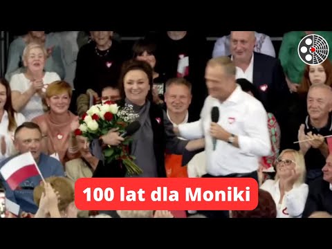 Donald Tusk o Monice: 100 lat, kwiaty i marsz po zwycięstwo