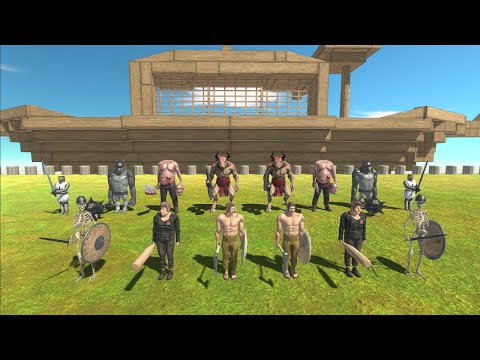 MELEE WEAPON USER UNITS ARMY  VS  EVERY FACTION - Animal Revolt Battle Simulator ARBS