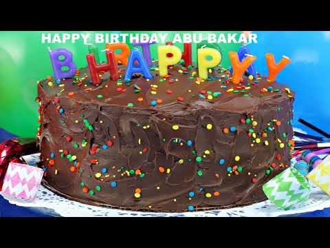 Abu Bakar   Cakes Pasteles - Happy Birthday ABU BAKAR