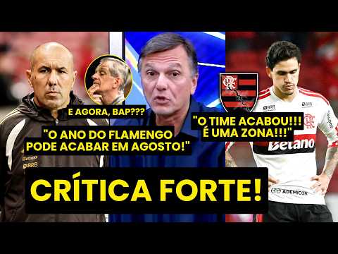 MAURO CEZAR DETONA! “O LEONARDO JARDIM TÁ COMPLETAMENTE PERDIDO! O TIME DO FLAMENGO ACABOU!!!”