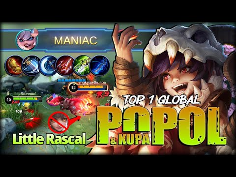 No Savage Today? Tribal Howl Offlane? Little Rascal Top 1 Global Popol and Kupa - Mobile Legends