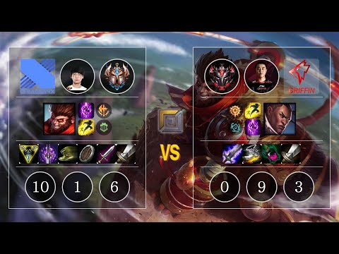 DRX Doran Wukong vs GRF GIDEON Lucian Top - KR Challenger Patch 10.10