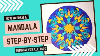 How to Draw a Mandala: Step-By-Step Tutorial for Kids