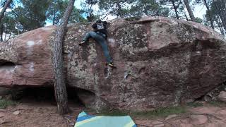 Video thumbnail de Sale güevos, 7b. Albarracín