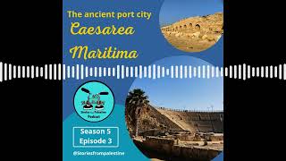 Caesarea Maritima ancient port city of Palaestina Prima video
