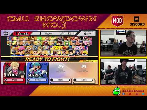 CMU Showdown 3: Paco (Cloud) vs Gomakenpi (Mario)