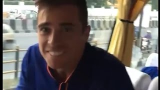 IPL 2017 Funny Moments For Mumbai Indians Team MastI With Tim Southee Traveling in Bus