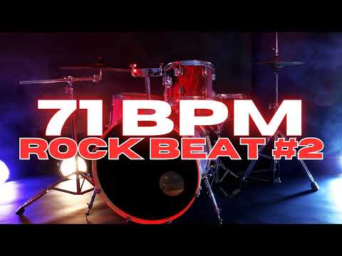 71 BPM - Rock Drum Beat - Loop 2