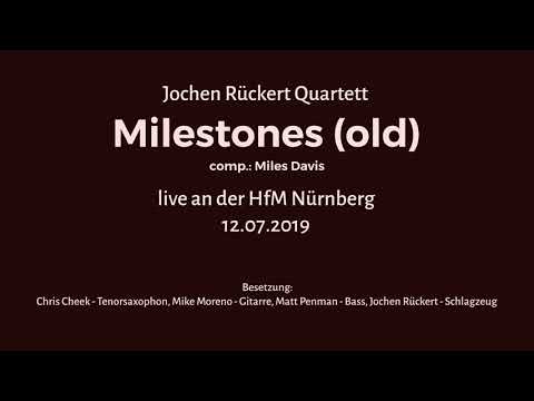 Jochen Rückert Quartett live at HfM Nürnberg: Milestones (by John Lewis)