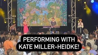 Performing ‘Caught in the Crowd’ With Kate Miller-Heidke!!