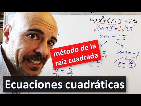 ECUACIONES CUADRÁTICAS POR RAÍZ CUADRADA
