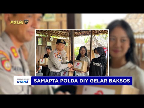 POLDA DIY GELAR BAKSOS SAMBUT HARI BHAYANGKARA KE-79