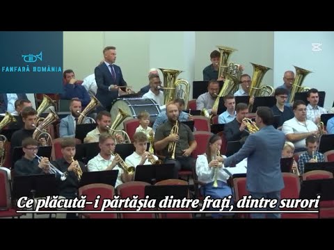Ce plăcută-i părtăşia dintre fraţi, dintre surori-(2025)-Fanfara Gloria Bujac 