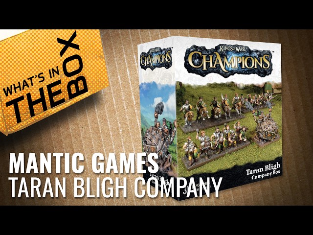 Vídeo relacionado con mantic Juegos, Kings of War Champions: Taran Bligh Company Box