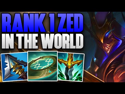 RANK 1 ZED IN THE WORLD FULL MID GAMEPLAY | CHALLENGER ZED MID GAMEPLAY | Patch 15.4 S15