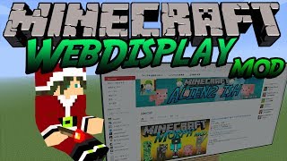 【MinecraftMOD紹介】マイクラの世界でネットが見れる/Web Displays MOD
