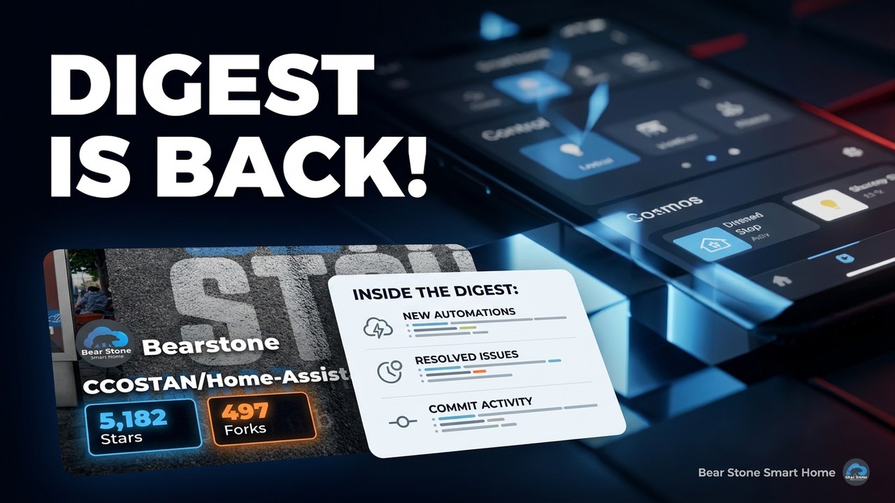 Digest is Back - Smart Home Automation Ideas from My Home Assistant Config