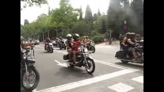 preview picture of video 'Parade moto Harley Day's 2011 Barcelone'